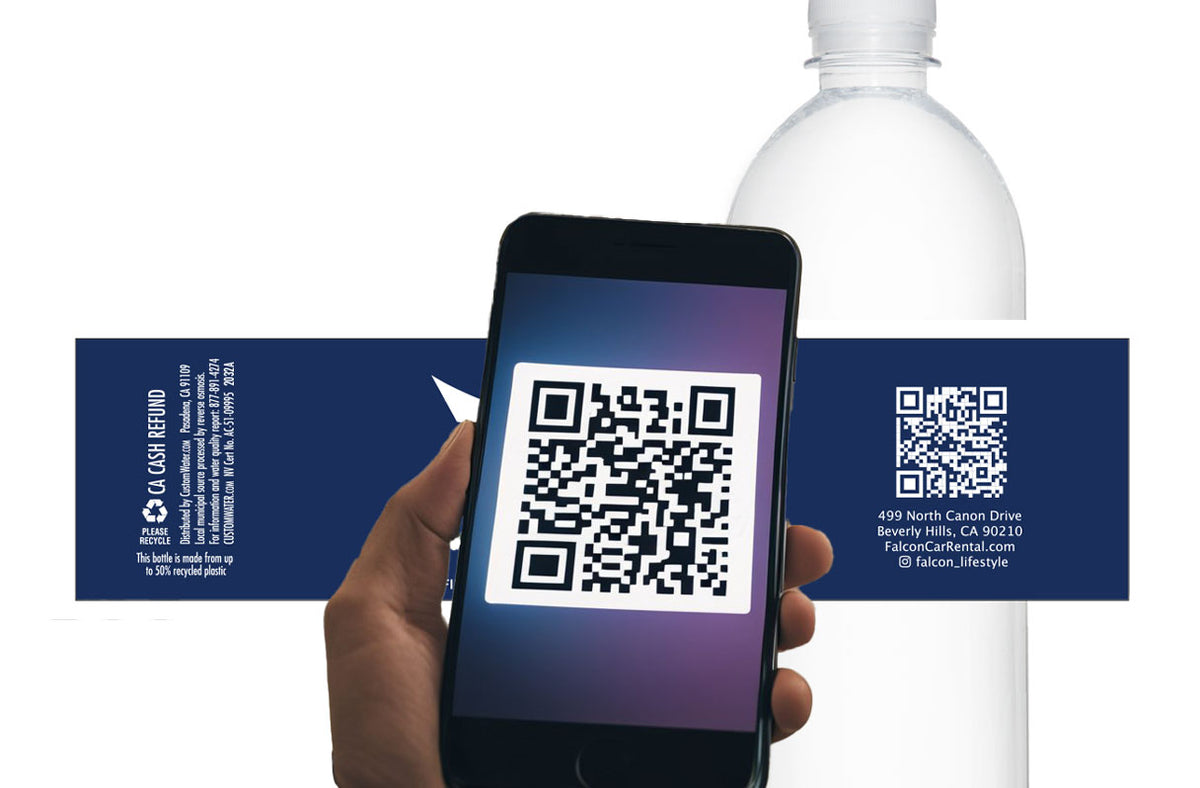 Water A Code QR Codes on Water Bottle Labels (2026) β CustomWater.com