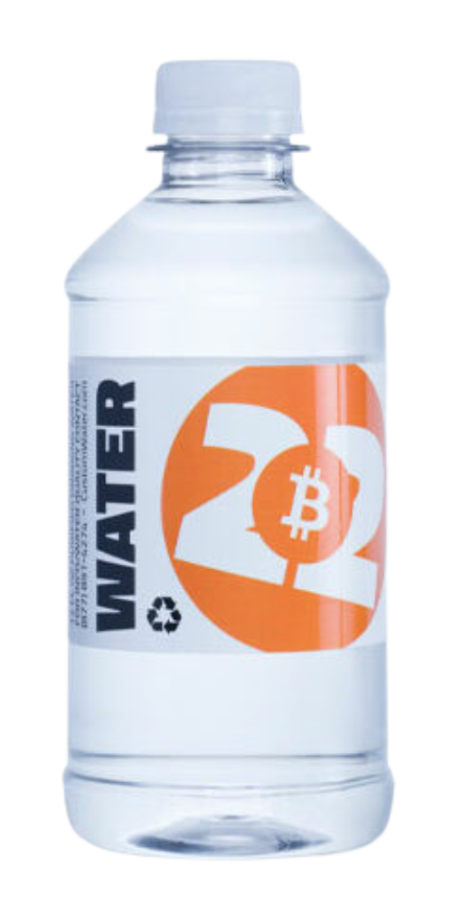 12oz custom labeled water bottle