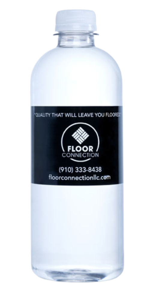 16.9oz custom labeled water bottle