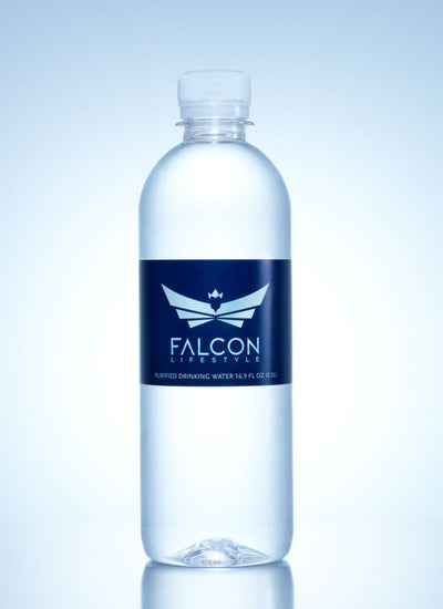 16.9oz custom label bottled water
