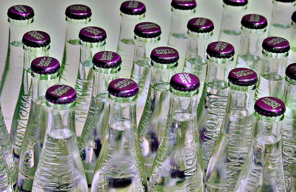 Glass Bottled Water