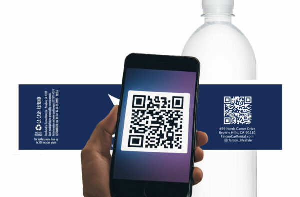 QR Codes on Water Bottle Labels
