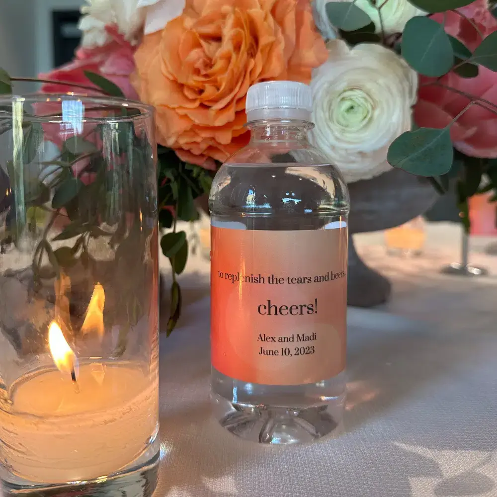 Personalized Bottled Water for Events